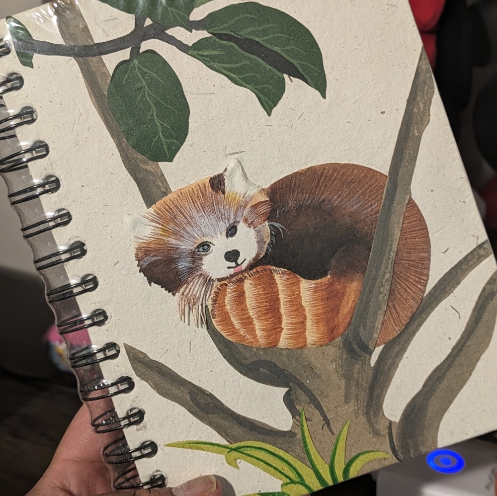 Mr Ellie Pooh's Fair Trade Eco-friendly Red Panda Notebook